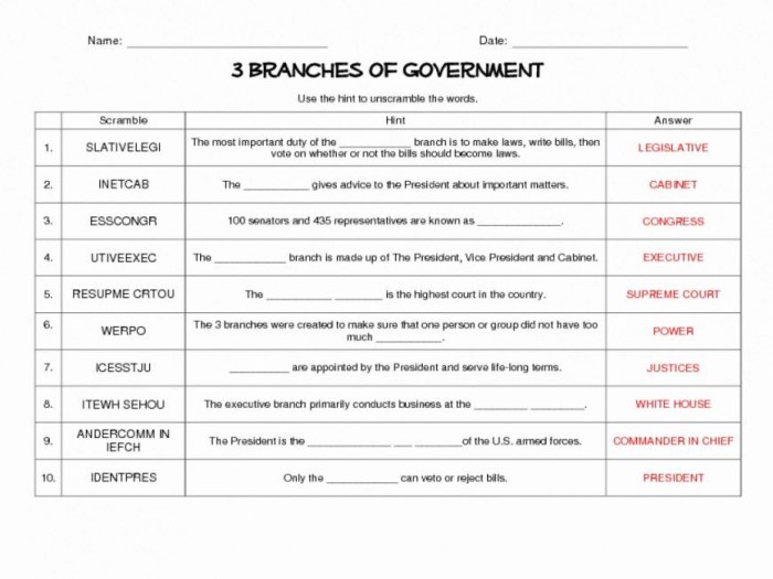 Anatomy of the constitution answer key