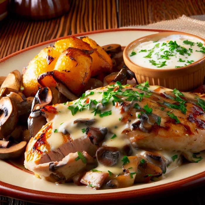 Portobello mushroom chicken recipe texas roadhouse