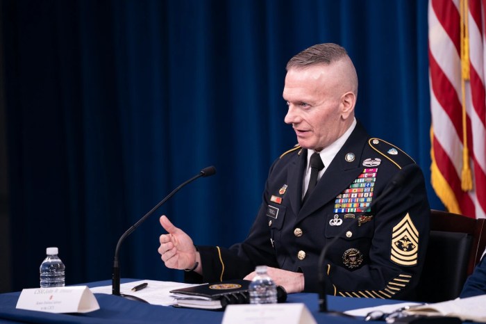 The senior ranking military member should never take command